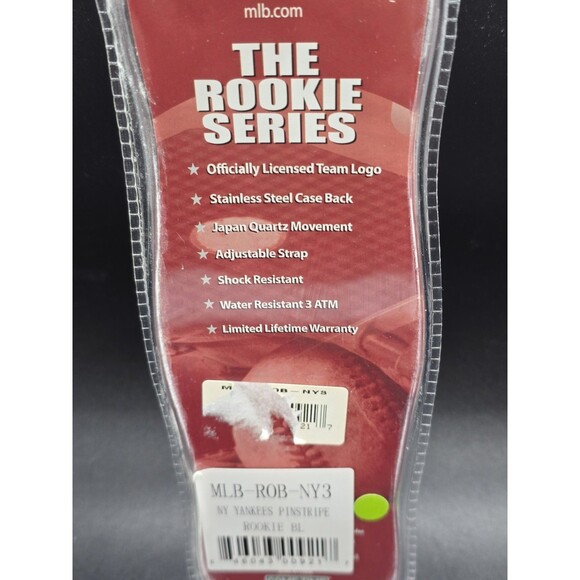 Game Time MLB Rookie Series NY Yankees Water Resistant Watch Adjustable Band New - Picture 9 of 10